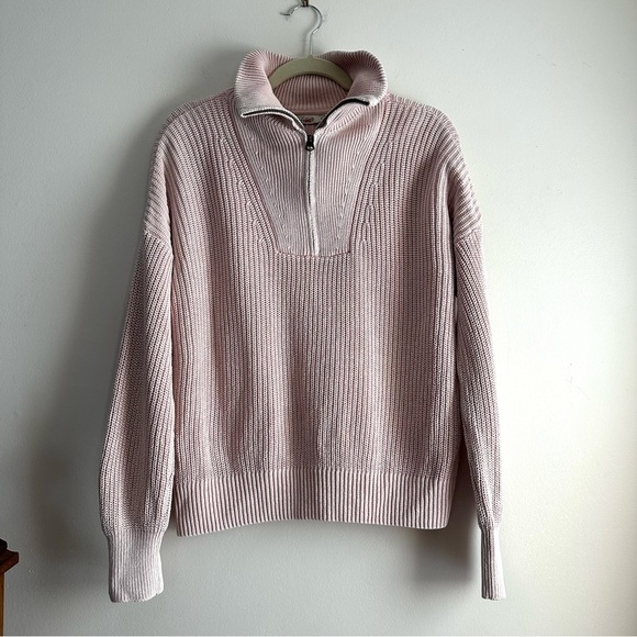 Faherty Sweaters - Faherty • Sunwashed Half Zip Knit Sweater